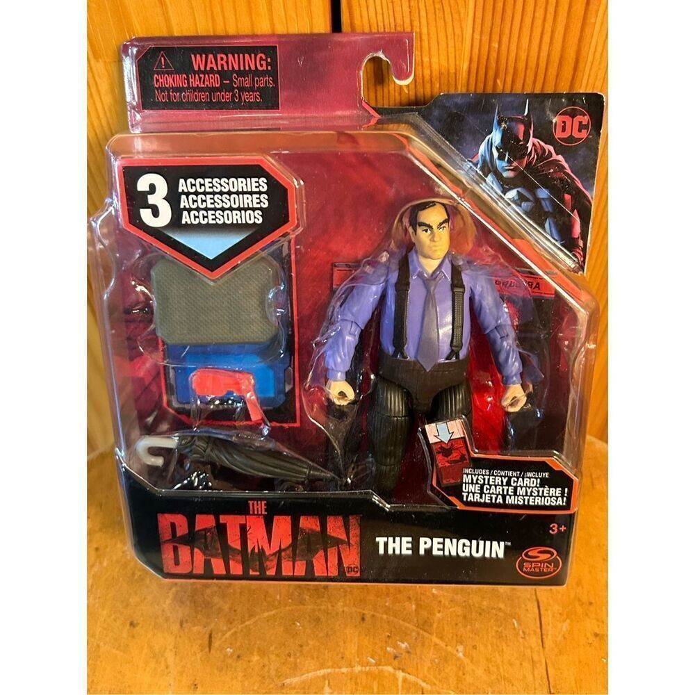 DC Comics 'The Penguin' The Batman Movie 3.75" Action Figure w/ 3 Acc. 2021 (480